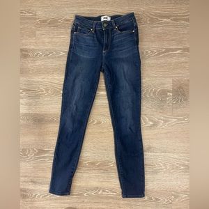 PAIGE Hoxton Skinny Ankle Jeans Size 26